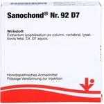 Sanochond No.92 D7 ampoules 5x2ml