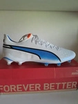 Puma 107097_01, Puma KING Ultimate FG/AG Fu&szlig;ballschuhe, wei&szlig;, Gr. 46