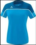 Erima Change by erima Damen T-Shirt, hellblau, Gr. 34 changebyerimatshirtw-9022