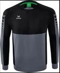 Erima Six Wings Sweatshirt, grau, Gr. S