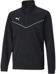Puma TeamRISE 1/4 Zip Top Sweatshirt f&uuml;r Kinder, schwarz 657395