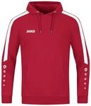 Jako Power Damen Kapuzensweater, rot, Gr. 42