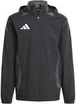 Adidas Tiro24 Competition ALL Weather Jacket Fu&szlig;balljacke f&uuml;r Herren, schwarz