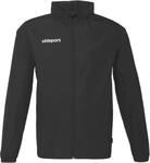 Uhlsport Essential Fu&szlig;balljacke f&uuml;r Kinder, schwarz 1005299k