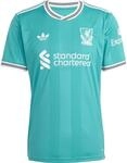 Adidas Liverpool FC 25/26 Third Trikot f&uuml;r Herren, gr&uuml;n JV6428