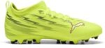 Puma Ultra 6 Match MG Multinockenschuhe f&uuml;r Kinder, gelb, Gr&ouml;&szlig;e 38 &frac12; 108973