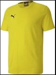 Puma Teamgoal 23 Casuals Herren T-Shirt, gelb, Gr. S 656578-07