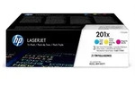 HP 201X 3er-Pack Cyan/Magenta/Gelb Original LaserJet Tonerkartuschen mit hoher