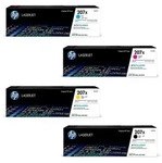 HP 207X 4er Pack // Original Toner alle Farben (W2211X, W2213X, W2212X, W2210X) Cyan