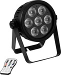 EUROLITE "LED 7C-7" Silent Slim Spot mit 7x 9 Watt 7-in-1 LED's