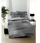 kaeppel Bettw&auml;sche Satin Timeless zinn 135x200 cm + 80x80 cm