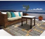 Gino Falcone In- & Outdoorteppich Aurora 040 grey multi 80 x 165 cm