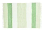 THEKO Handwebteppich Happy Design Stripes hellgr&uuml;n 70 cm x 250 cm