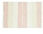 THEKO Handwebteppich Happy Design Stripes beige 70 cm x 250 cm