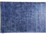 Tom Tailor Viskose-Teppich Shine uni 700 blau 65x135 cm