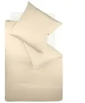 fleuresse Bettw&auml;sche Jersey Interlock Colours 009200-2043 beige 155x220 cm + 80x80
