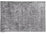 Tom Tailor Viskose-Teppich Shine uni 650 grau 140x200 cm