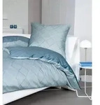 Janine Bettw&auml;sche J. D. Mako-Satin 87053 steinblau denimblau 155x200 cm + 80x80 cm