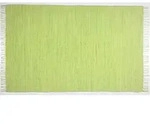 TEPGO Handwebteppich Dream Cotton Gr&uuml;n 40 cm x 60 cm
