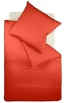 fleuresse Bettw&auml;sche Mako Satin Colours 009100-4071 chili 200x200 cm + 2x80x80 cm