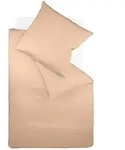 fleuresse Bettw&auml;sche Mako Satin Colours 009100-4033 sand 240x220 cm + 2x80x80 cm