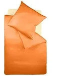 fleuresse Bettw&auml;sche Mako Satin Colours 009100-2044 orange 240x220 cm + 2x80x80 cm
