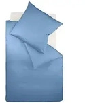 fleuresse Bettw&auml;sche Mako Satin Colours 009100-6073 denim 240x220 cm + 2x80x80 cm