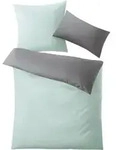 Kleine Wolke Bettw&auml;sche Gracia Mint Standard Bettbezug 135x200, Kissenbezug...