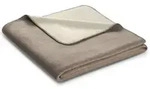 Biederlack Wohndecke Melange-Doubleface Sand-Natur 150x200 cm