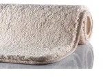 GRUND Badteppich MELANGE Champagner 50x60 cm WC-Vorleger mit Ausschnitt