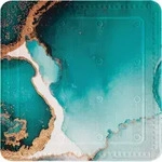 Kleine Wolke Duscheinlage Teal Petrol 55x55 cm
