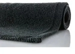RHOMTUFT Badteppich PLAIN schwarz 50 cm x 70 cm