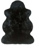 Heitmann Felle Australisches Premium Lammfell, Schwarz, ca. 100 x 68 cm