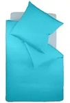 fleuresse Bettw&auml;sche Mako Satin Colours 009100-6066 petrol 135x200 cm + 80x80 cm