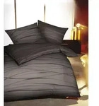kaeppel Bettw&auml;sche Satin Motion braun 155x220 cm + 80x80 cm