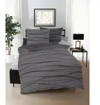 kaeppel Bettw&auml;sche Satin Motion zinn 135x200 cm + 80x80 cm