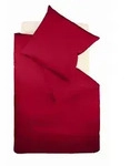 fleuresse Bettw&auml;sche Jersey Interlock Colours 009200-4580 bordeaux 155x200 cm +