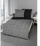 kaeppel Bettw&auml;sche Satin Eternity Combo schwarz 200x200 cm + 2x80x80 cm