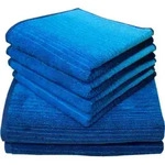 Dyckhoff Bio-Frottierserie Colori blau Duschtuch 70 x 140 cm