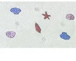 Kleine Wolke Wanneneinlage Beach, Multicolor 36x 72 cm