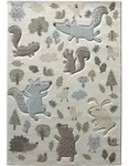 Sigikid Kinderteppich Forest SK-21965-060 wei&szlig; 133x200