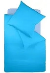fleuresse Bettw&auml;sche Mako Satin Colours 009100-6072 meeresblau 200x220 cm + 2x80x80