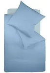 fleuresse Bettw&auml;sche Mako Satin Colours 009100-6056 bleu 240x220 cm + 2x80x80 cm