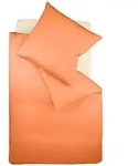 fleuresse Bettw&auml;sche Mako Satin Colours 009100-5215 terra 155x200 cm + 80x80 cm
