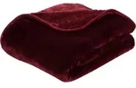 G&ouml;zze Premium Cashmere-Feeling Decke bordeaux 180x220 cm