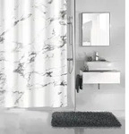 Kleine Wolke Duschvorhang Marble Anthrazit 120x200 cm