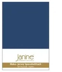 Janine Spannbetttuch Mako-Feinjersey 5007 marine 100x200 cm