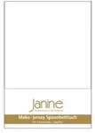 Janine Spannbetttuch Mako-Feinjersey 5007 wei&szlig; 100x200 cm