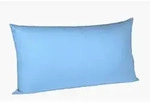 fleuresse Bettw&auml;sche Mako Satin Colours 009100-6031 mittelblau Kissenh&uuml;lle...