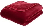 G&ouml;zze Premium Cashmere-Feeling Decke rot 130x170 cm